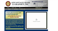 Desktop Screenshot of decalsminnesota.com